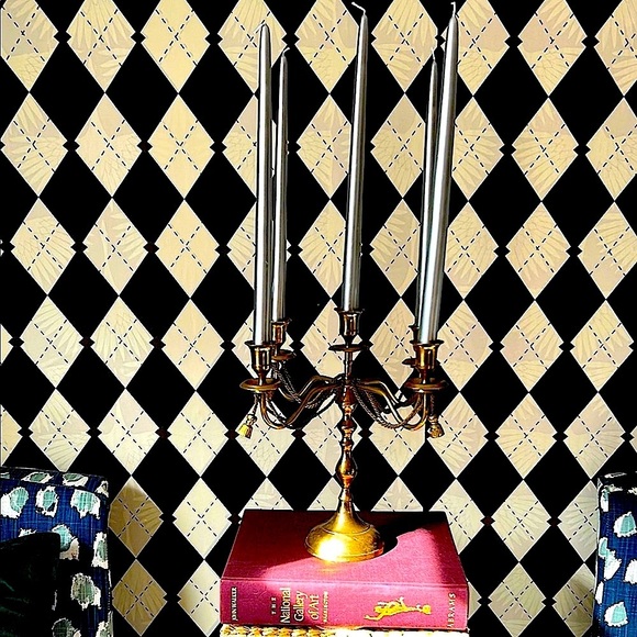 Vintage Luxury Brass Candelabra – Timeless Elegance - Picture 6 of 12